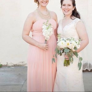 City Triangles Blush Braidsmaid/Prom Dress, sz 9